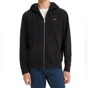 Levi's Men's Black Zip-Up Sweater